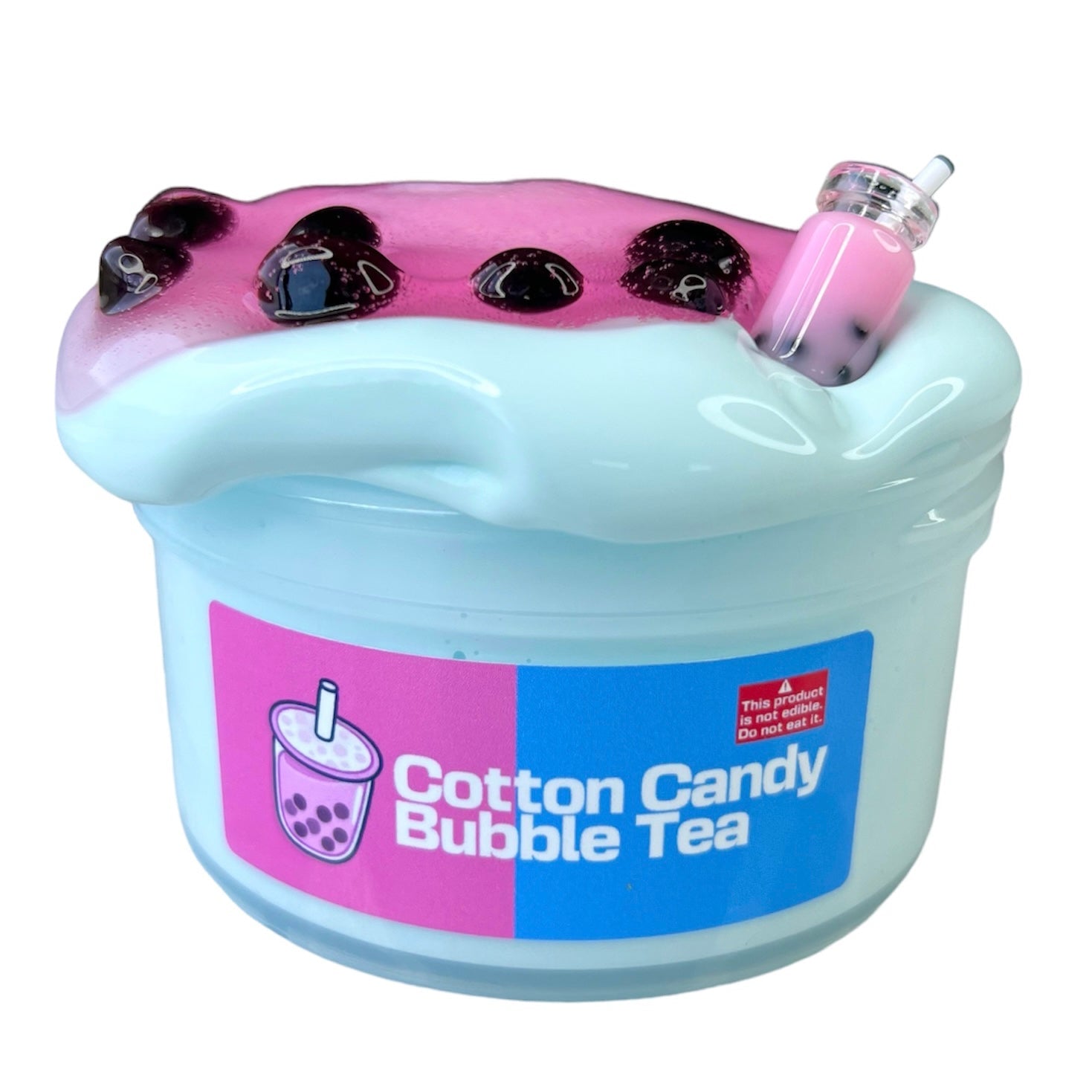 Strawberry Boba Tea Slime